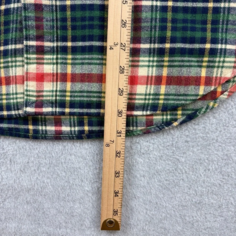 Polo Ralph Lauren Flannel Shirt Mens Large Multicolor‎ Plaid Cotton Lumberjack
